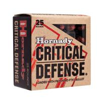 Hornady Critical Defense 9mm Luger 115GR FTX 25 Patronen Hornady Critical Defense 9mm Luger 115GR FTX 25 Patronen