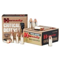 Hornady Critical Defense 9x18 Makarov 90GR FTX 25 Patronen