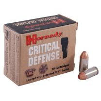 Hornady Critical Defense .40 S&W 165GR FTX 20 Patronen