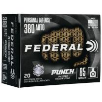 Federal Personal Defense Punch .380 ACP 85GR JHP 20 Patronen