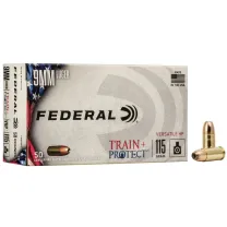 Federal Train+Project 9mm Luger 115GR JHP 50 Patronen