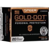 Speer Gold Dot Personal Protection .44 S&W Special 200GR GDHP 20 Patronen Speer Gold Dot Personal Protection .44 S&W Special 200GR GDHP 20 Patronen