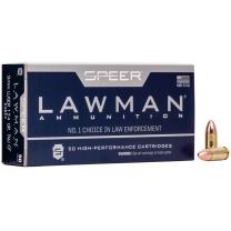 Speer Lawman CleanFire 9mm Luger 124GR TMJ RN 50 Patronen