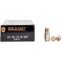 Speer Gold Dot .357 Sig 125GR GDHP 50 Patronen Speer Gold Dot .357 Sig 125GR GDHP 50 Patronen