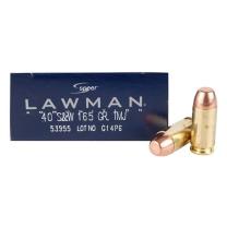 Speer Lawman .40 S&W 165GR TMJ FN 50 Patronen
