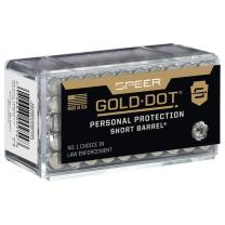 Speer Gold Dot Personal Protection .22 WMR 40GR GDHP 50 Patronen Speer Gold Dot Personal Protection .22 WMR 40GR GDHP 50 Patronen