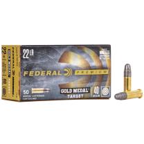 Federal Premium Gold Medal .22 LR 40GR LRN 50 Patronen Federal Premium Gold Medal .22 LR 40GR LRN 50 Patronen