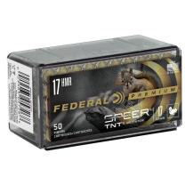 Federal Premium Varmint & Predator Speer TNT .17 HMR 17GR JHP 50 Patronen Federal Premium Varmint & Predator Speer TNT .17 HMR 17GR JHP 50 Patronen