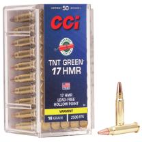 CCI TNT Green .17 HMR 16GR HP 50 Patronen