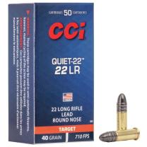 CCI Quiet-22 .22 LR 40GR LRN 50 Patronen