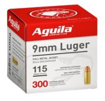 Aguila Standard 9mm 115GR FMJ 300 Stück
