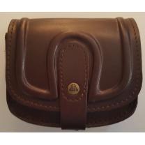 AKAH Patronenetui mit Profilkante aus Echtleder