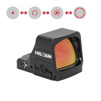 Holosun HS507COMP Offenes Reflex Rotpunktvisier mit wechselbarem Absehen (2MOA Punkt, 8/20/32MOA Kreis)