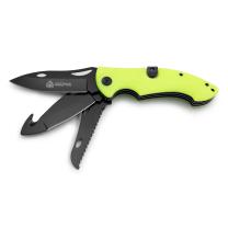 PUMA XP Trifecta 3-Klingen Schliessmesser, Acryl Fluoreszierend