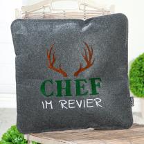 Filzkissen Chef im Revier