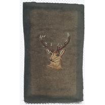 Gästetuch aus 100% Baumwolle Motiv Hirsch 30x45cm Gästetuch aus 100% Baumwolle Motiv Hirsch 30x45cm