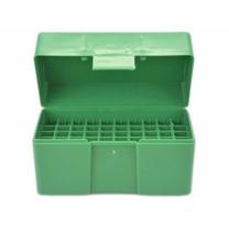 RCBS Ammo Box / 50er Patronenbox mit Klappdeckel mediumrifle