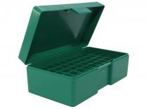 RCBS Ammo Box / 50er Patronenbox mit Klappdeckel largepistol