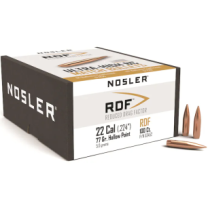 Nosler Geschoss .22/.224 RDF 77GR HPBT 100 Stück Nosler Geschoss .22/.224 RDF 77GR HPBT 100 Stück