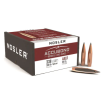 Nosler Geschoss .338/.338 Accubond 300GR Bonded Tipped Boat Tail 100 Stück Nosler Geschoss .338/.338 Accubond 300GR Bonded Tipped Boat Tail 100 Stück