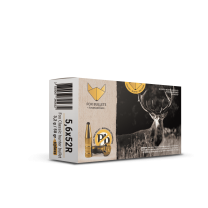 Fox Bullets Classic Hunter Tipless 5,6x52 R 3,2 g / 50 gr bleifreie Munition – 20 Patronen Fox Bullets Classic Hunter Tipless 5,6x52 R 3,2 g / 50 gr bleifreie Munition – 20 Patronen