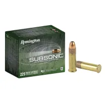 Remington Subsonic Rimfire .22 LR 40GR CPHP 225 Patronen