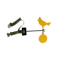 Zielsilhouette Vogel mit Spannband Zielsilhouette Vogel mit Spannband