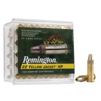Remington Yellow Jacket .22 LR 33GR PTCHP 100 Patronen
