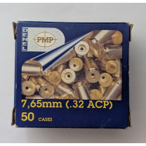 Denel PMP Hülsen 7,65mm Brow. (.32 ACP) 50 Stück