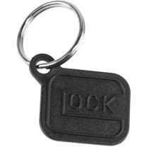 GLOCK Schlüsselanhänger „Logo“ – Polymer/Kunststoff – Schwarz – ca. 2,7×3,2 cm