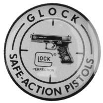 Glock Pin „SAFE ACTION PISTOLS“ – Silber/Schwarz - ca. 17 mm Glock Pin „SAFE ACTION PISTOLS“ – Silber/Schwarz - ca. 17 mm