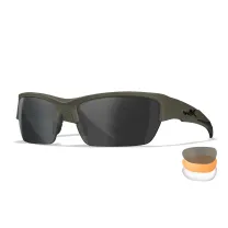 WX VALOR Brille mit 3 Wechselgläsern, Gestellfarbe Matt Armee Grün WX VALOR Brille mit 3 Wechselgläsern, Gestellfarbe Matt Armee Grün