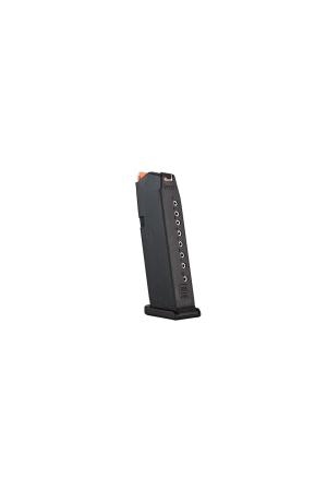 Glock Magazin Slim 01 für G43X/G48 – 10 Schuss – 9mm Luger – Schwarz/Orange (Zubringer)