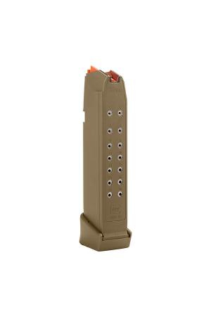 Glock Magazin G19X+2 – 9mm Luger – 19 Schuss – Coyote/Orange