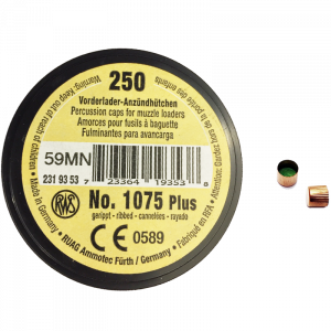 RWS 1075 Plus Perkusions Zündhütchen 250 Stück