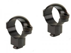 Leupold Dual Dovetail Ringe 25,4mm high glänzend schwarz