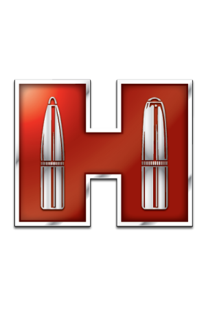 Hornady Red H Transfer-Aufkleber – Rot/Weiß – 4″×4,5″
