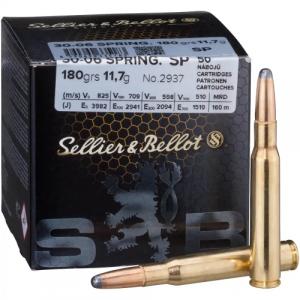 Sellier & Bellot .30-06 Sprg. 180GR SP 50 Patronen