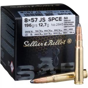 Sellier & Bellot 8x57 IS 196GR SPCE 50 Patronen