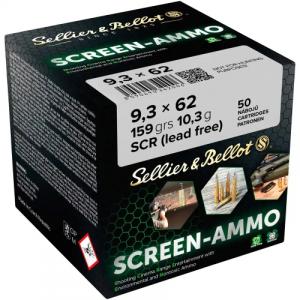 Sellier & Bellot 9,3x62 10,3g/159GR SCR (Screen-Ammo) 50 Patronen