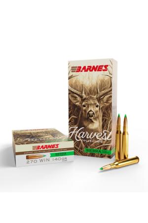 Barnes Harvest Collection .270 Win. 9,1 g / 140 gr Sierra Tipped GameKing Jagdmunition – 20 Stück #32399