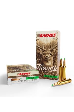 Barnes Harvest Collection 7mm Rem. Mag. 9,7 g / 150 gr Sierra Tipped GameKing Jagdmunition – 20 Stück #32402