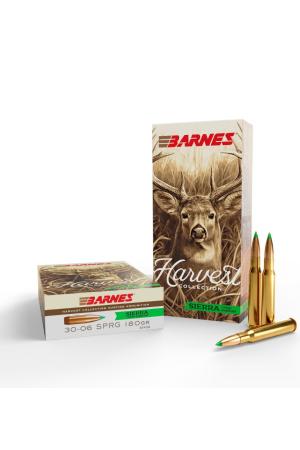 Barnes Harvest Collection .30-06 Sprg. 11,7 g / 180 gr Sierra Tipped GameKing Jagdmunition – 20 Stück #32403