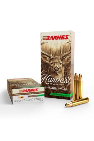 Barnes Harvest Collection .400 Legend 13,0 g / 200 gr Sierra Pro-Hunter JHP Jagdmunition – 20 Stück #32478