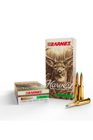 Barnes Harvest Collection 7mm-08 Rem. 9,7 g / 150 gr Sierra Tipped GameKing Jagdmunition – 20 Stück #32520