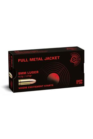 GECO 9 mm Luger FMJ 8,0g / 124GR | Trainingsmunition