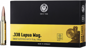 RWS .338 Lapua Mag. TEP (Target Elite Plus) Match 300gr 20 Patronen