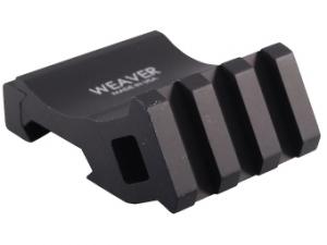 Weaver Tactical Offset Picatinny Accessory Rail matt schwarz