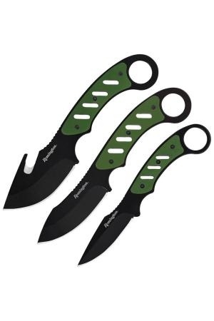 Remington Sportsman 3‑tlg. Skinner Set mit Nylonetui