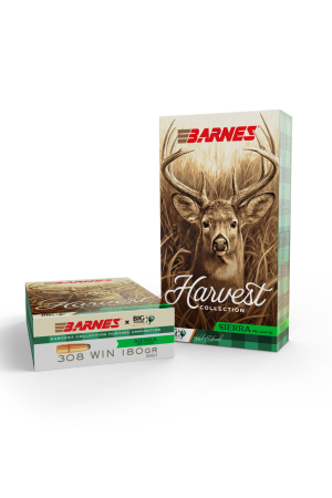 Barnes Harvest Collection BWB .308 Win. 11,7 g / 180 gr Sierra Pro-Hunter RN Jagdmunition – 20 Stück #32557